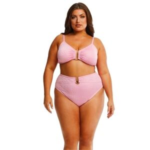 Time and Tru Pink Bikini Set